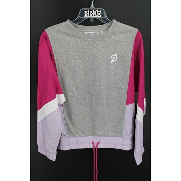 Peloton Womens Chic Fabric Mix Pullover Cinch Waist, Size Medium, NWT - Picture 2 of 10